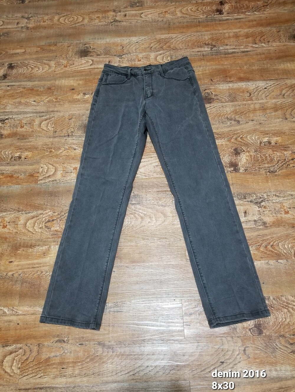 2016 Denim Gray Straight-Leg Jean 8x30